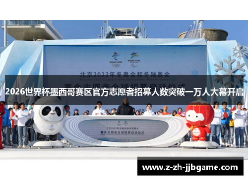 2026世界杯墨西哥赛区官方志愿者招募人数突破一万人大幕开启